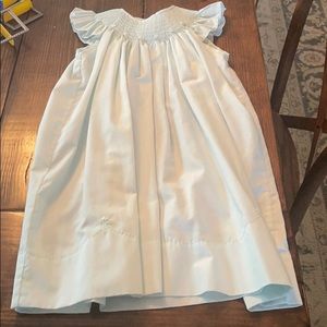 Light blue smocked dress